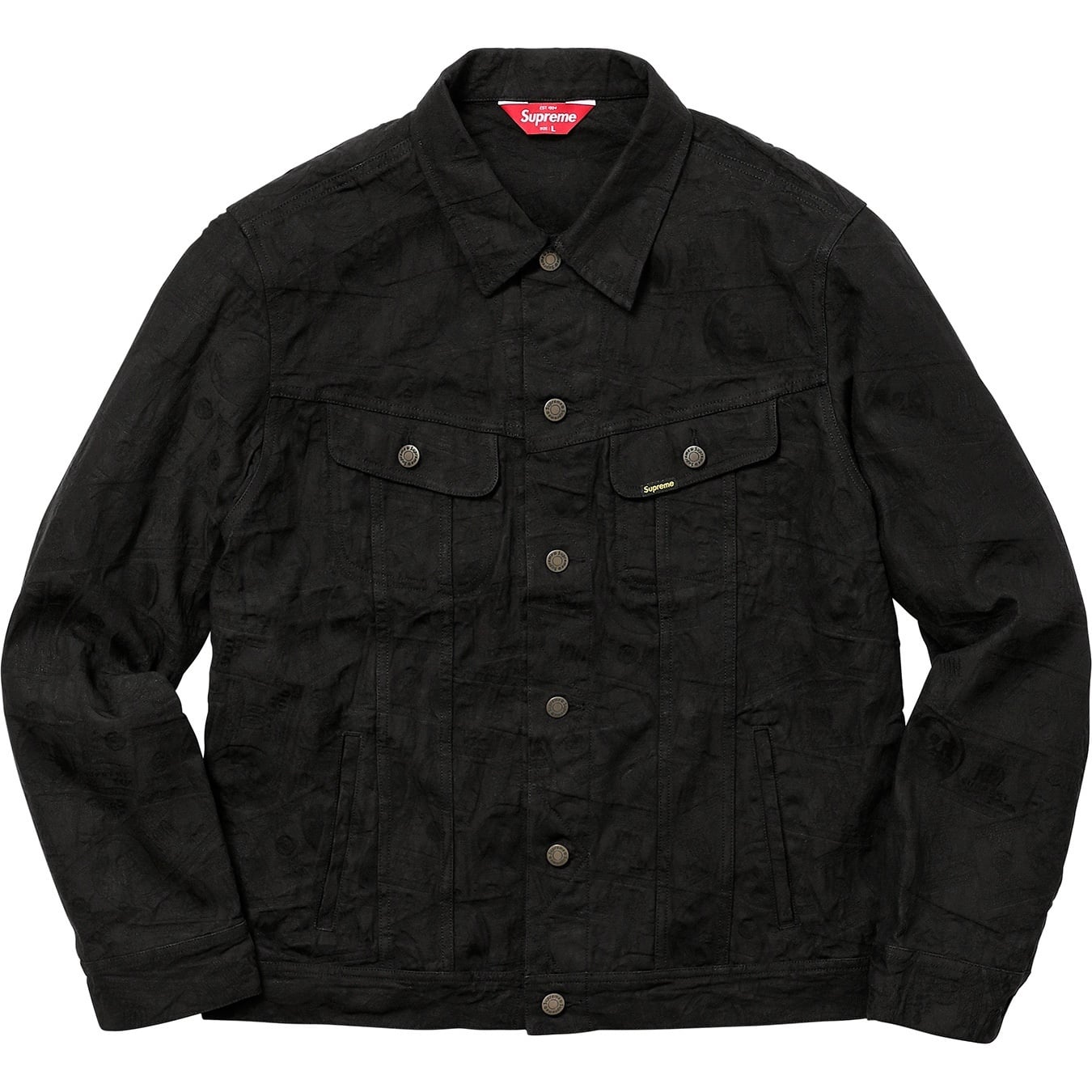 100 Dollar Bill Trucker Jacket view 2
